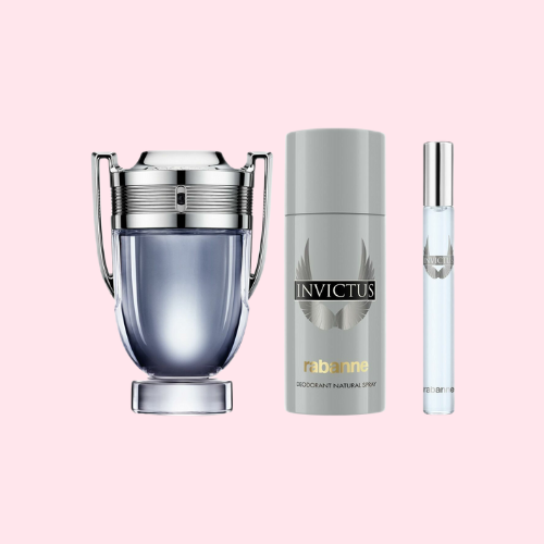 Paco Rabanne Invictus Presentset 100ml EDT + 150ml Deodorant Spray + 10ml EDT